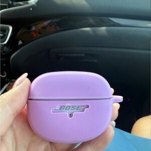 Purple open Earbud Headphones